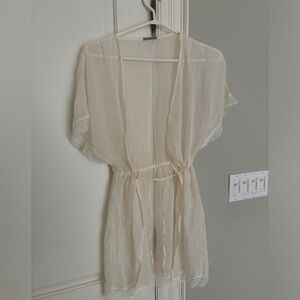 Beige Intimissmi housecoat / lingerie